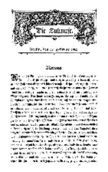 Die Zukunft, 22. Februar, Bd. 38.