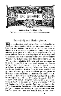 Die Zukunft, 3. Mai, Bd. 39.