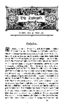 Die Zukunft, 10. Mai, Bd. 39.