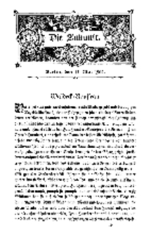 Die Zukunft, 17. Mai, Bd. 39.