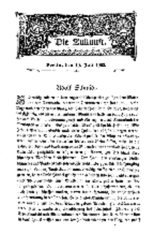 Die Zukunft, 19. Juli, Bd. 40.