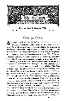 Die Zukunft, 9. August, Bd. 40.