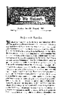 Die Zukunft, 23. August, Bd. 40.