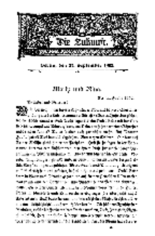 Die Zukunft, 27. September, Bd. 40.