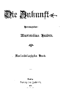 Die Zukunft, 3. October, Bd. 45.