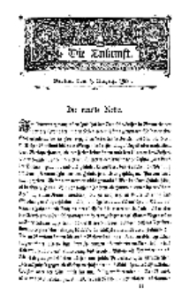 Die Zukunft, 4. August, Bd. 32.