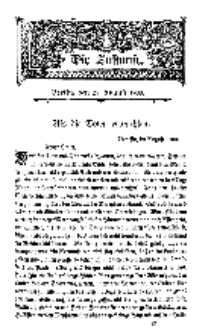 Die Zukunft, 25. August, Bd. 32.