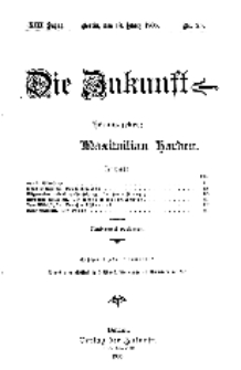 Die Zukunft, 18. März, Jahrg. XIII, Bd. 50, Nr 25.
