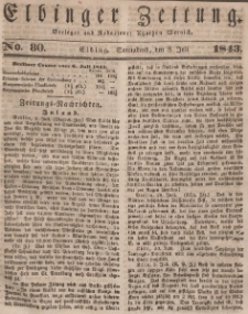 Elbinger Zeitung, No. 80 Sonnabend, 8. Juli 1843