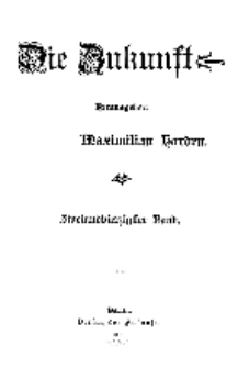 Die Zukunft, 3. Januar, Bd. 42.