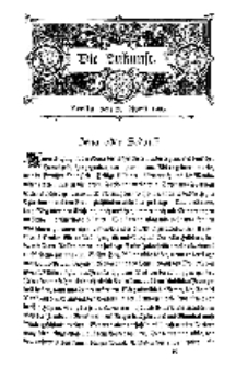 Die Zukunft, 25. April, Bd. 43.