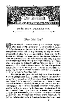 Die Zukunft, 10. September, Bd. 48.