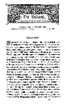 Die Zukunft, 1. August, Bd. 44.