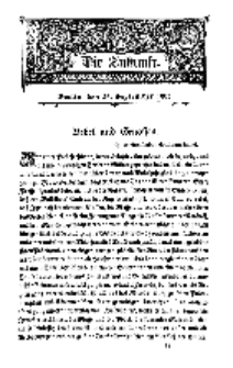 Die Zukunft, 26. September, Bd. 44.