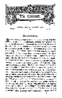 Die Zukunft, 9. Januar, Bd. 46.