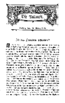 Die Zukunft, 12. März, Bd. 46.