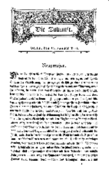 Die Zukunft, 13. Januar, Bd. 30.