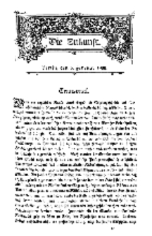 Die Zukunft, 3. Februar, Bd. 30.