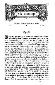 Die Zukunft, 24. Februar, Bd. 30.