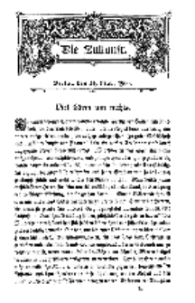 Die Zukunft, 24. März, Bd. 30.