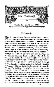 Die Zukunft, 18. Februar, Bd. 26.