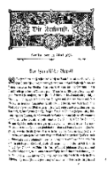 Die Zukunft, 14. Mai, Bd. 23.