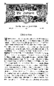 Die Zukunft, 11. Juni, Bd. 23.