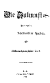 Die Zukunft, 1. April, Bd. 27.