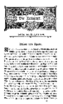 Die Zukunft, 22. April, Bd. 27.