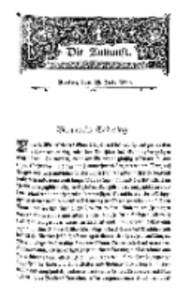 Die Zukunft, 29. Juli, Bd. 28.