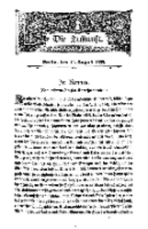 Die Zukunft, 12. August, Bd. 28.