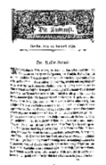 Die Zukunft, 19. August, Bd. 28.