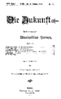 Die Zukunft, 14. Oktober, Jahrg. XIV, Bd. 53, Nr 2.