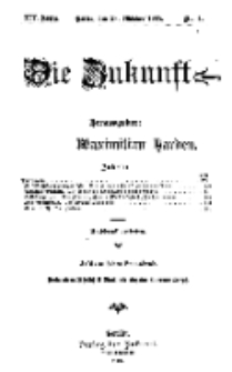 Die Zukunft, 21. Oktober, Jahrg. XIV, Bd. 53, Nr 4.