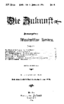 Die Zukunft, 11. November, Jahrg. XIV, Bd. 53, Nr 6.