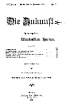Die Zukunft, 18. November, Jahrg. XIV, Bd. 53, Nr 7.