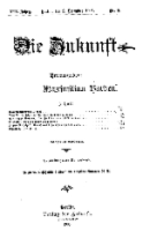 Die Zukunft, 2. Dezember, Jahrg. XIV, Bd. 53, Nr 9.