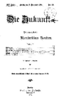 Die Zukunft, 9. Dezember, Jahrg. XIV, Bd. 53, Nr 10.
