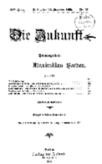 Die Zukunft, 23. Dezember, Jahrg. XIV, Bd. 53, Nr 12.