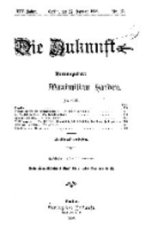 Die Zukunft, 27. Januar, Jahrg. XIV, Bd. 54, Nr 17.