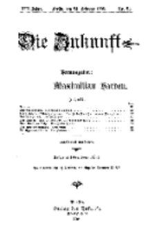 Die Zukunft, 24. Januar, Jahrg. XIV, Bd. 54, Nr 21.