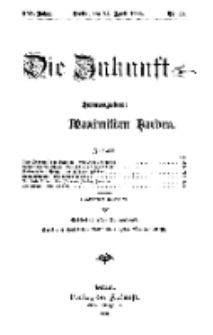 Die Zukunft, 25. April, Jahrg. XVI, Bd. 63, Nr 30.
