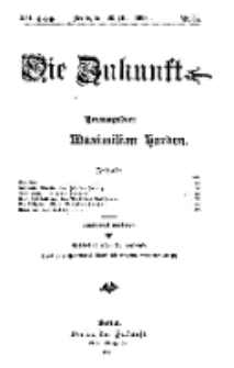 Die Zukunft, 23. Mai, Jahrg. XVI, Bd. 63, Nr 34.