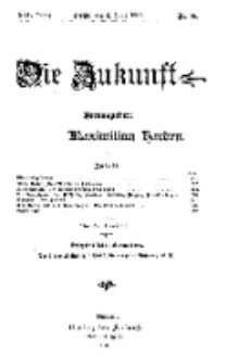 Die Zukunft, 6. Juni, Jahrg. XVI, Bd. 63, Nr 36.