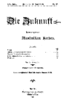 Die Zukunft, 13. Juni, Jahrg. XVI, Bd. 63, Nr 37.