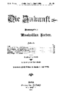 Die Zukunft, 20. Juni, Jahrg. XVI, Bd. 63, Nr 38.