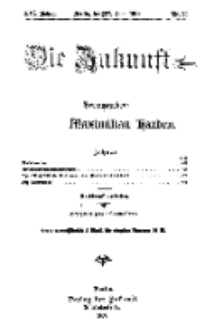 Die Zukunft, 27. Juni, Jahrg. XVI, Bd. 63, Nr 39.