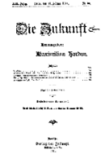 Die Zukunft, 11. Februar, Jahrg. XIX, Bd. 74, Nr 20.