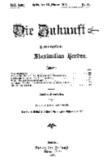 Die Zukunft, 18. Februar, Jahrg. XIX, Bd. 74, Nr 21.