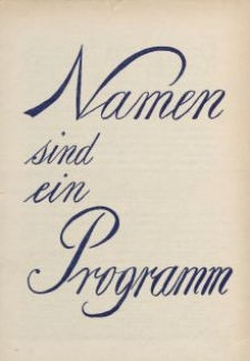 Namen sind ein Programm [ulotka]